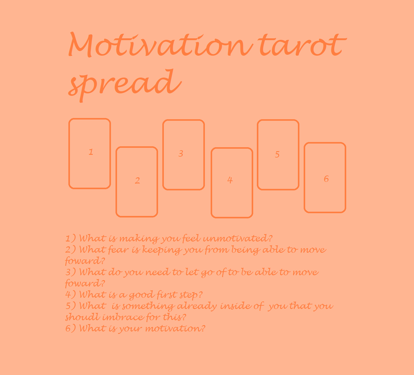 6 Card Motivation Tarot Reading